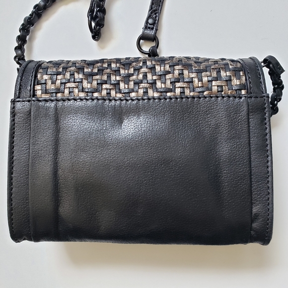 Elliott Lucca Small Black Leather Crossbody Bag - Picture 3 of 14